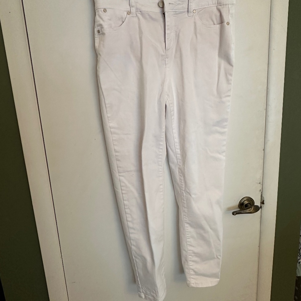 Talbots White Jeans